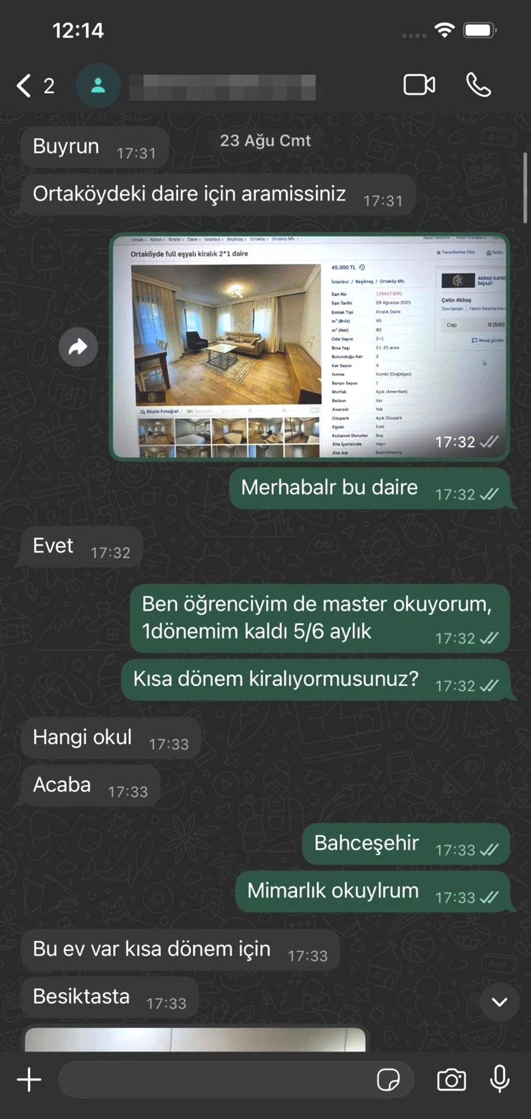 Emlak sitesinden ev bulup 6 aylık kirayı ödedi! İstanbul'un göbeğinde binlerce dolarından oldu  2
