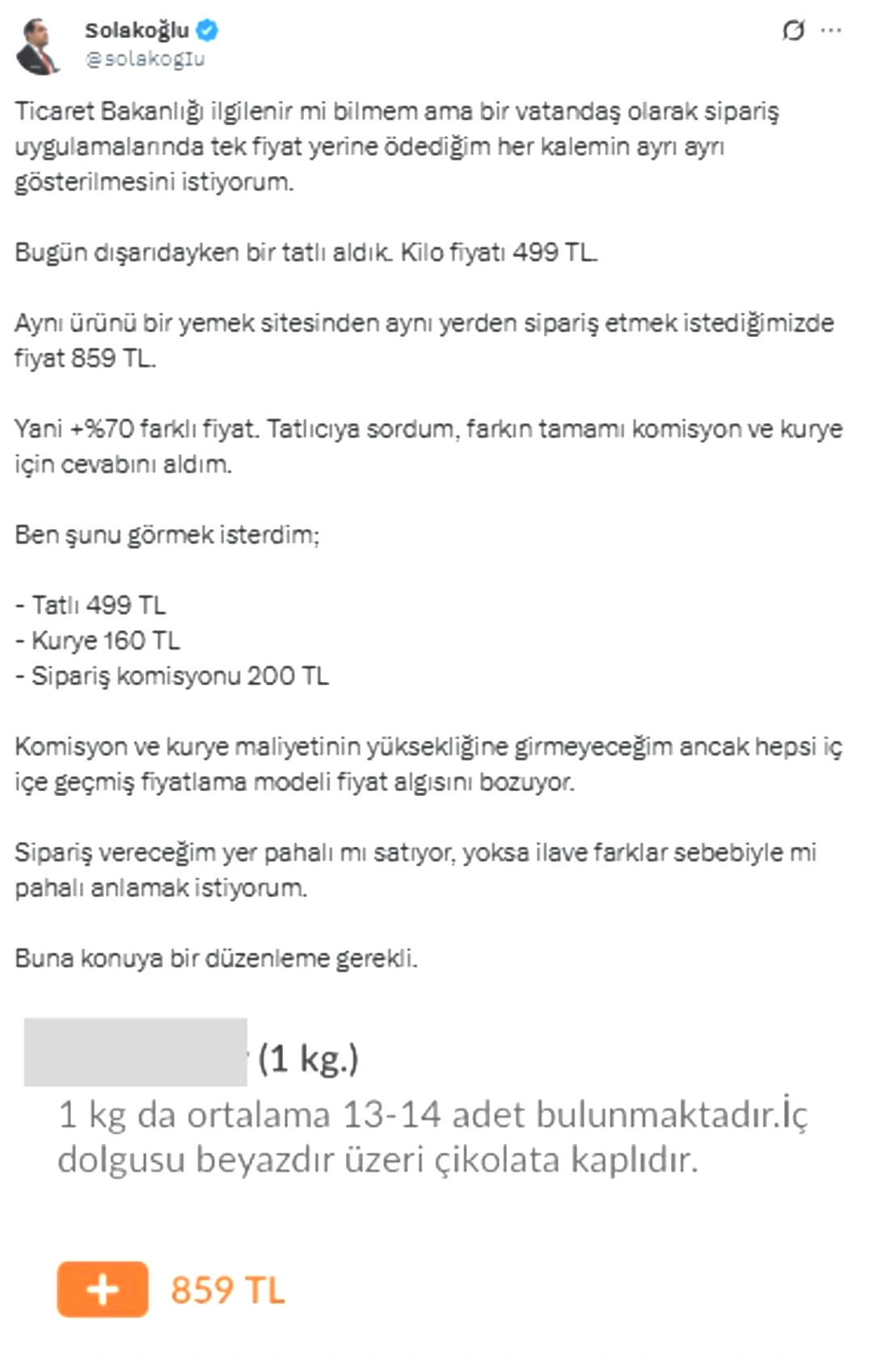  Tek tek yazılsın  Ürün ve dükkan aynı fiyatları arasında uçurum var  Daha da şaşırdım  Yüzde 70 e varan fark olunca... 4